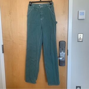 Pacsun green turquoise 90s boyfriend carpenter jeans pants women’s size 25